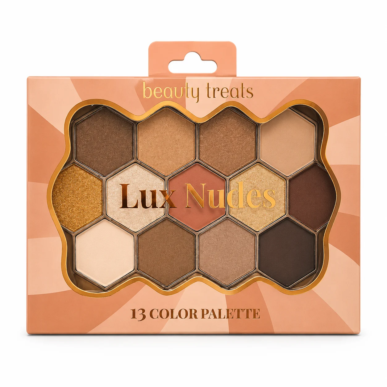 Beauty Treats Lux Nudes 13 Color Palette.